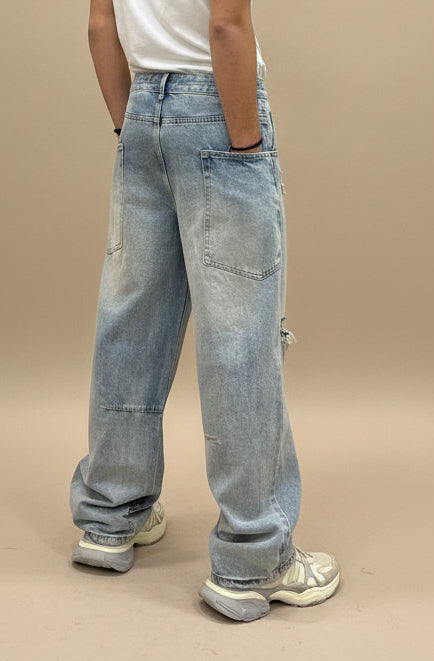 Jeans BaloonFit con bolsillo grande