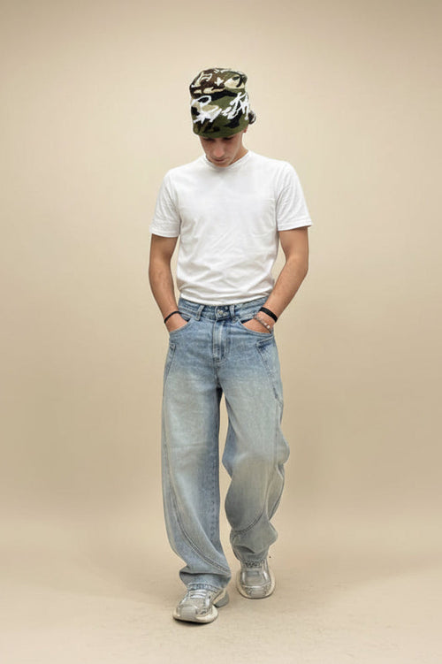 Jeans BaloonFit con bolsillo grande
